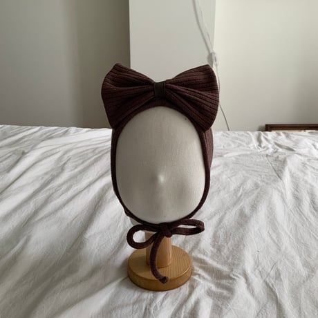 bebeholic/48. may ribbon bonnet FREE