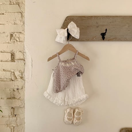 bebeholic/38. lilly fril sleeveless S(3-6M)-L(12-18M)