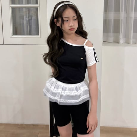matilda/139. two color line T-shirt 5-13