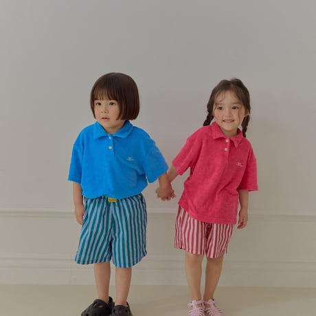 hans/11. terry collar T-shirt XS-XL