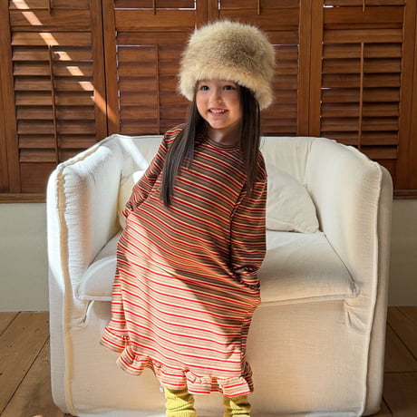 ellymolly/54. fleece fril long one-piece 3-11