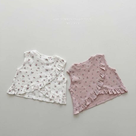 melikey/118. dindin fril T sleeveless XS-XL