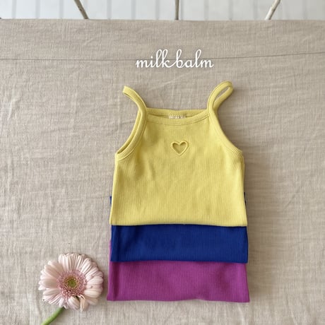 milkbalm/28. heart golgi sleeveless XS-XL
