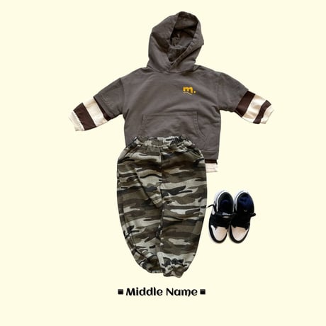 middlename/20. rayerd hood T-shirt JS-JM