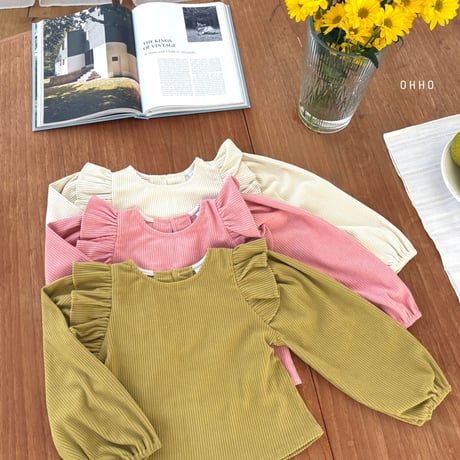 ohho/16. soft corduroy blouse S-2XL