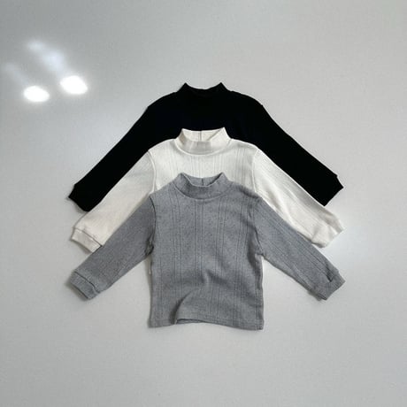 minirobe/20. eyelet turtleneck tee S-XL