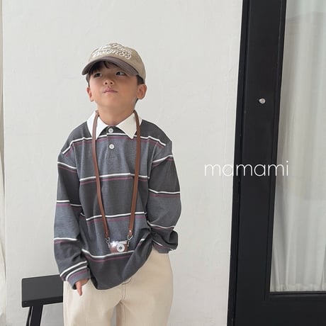 mamami/44. mood collar T-shirt XS-XL