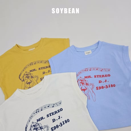 soybean/154. plan ) Binji music sleeve T-shirt JS-JM