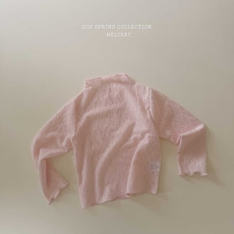 melikey/6. ribbon mesh T-shirt JS-JM