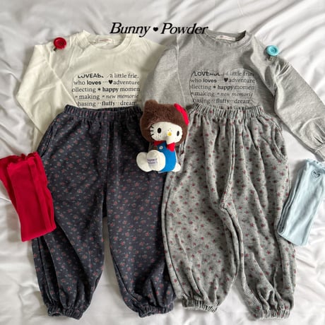 bunnypowder/77. warm heart T-shirt 2XL-4XL