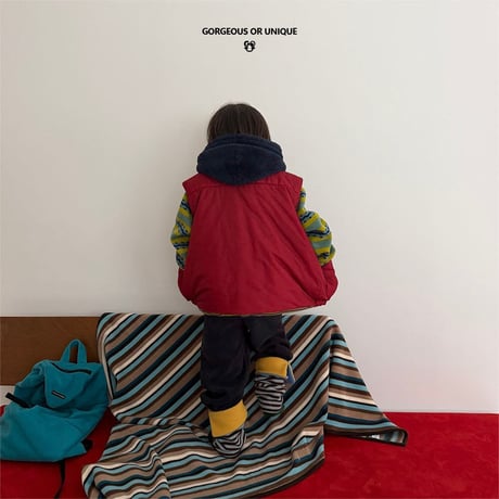 gou/108. both sides ) vest JS(8-9Y)-JL(10-11Y)