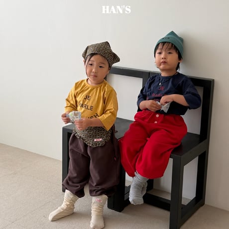hans/23. lettering 7bu T-shirt XS-XL