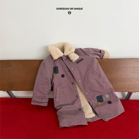 gou/114. osyare long coat JS(8-9Y)-JL(10-11Y)