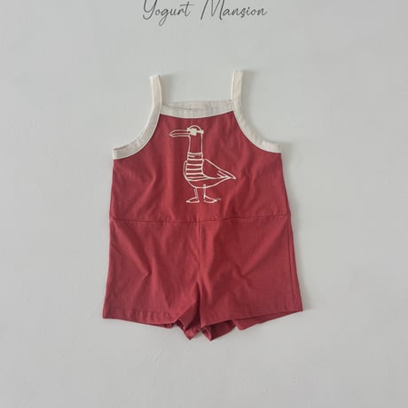 yogurtmansion/17. bird jump suit XS-XL