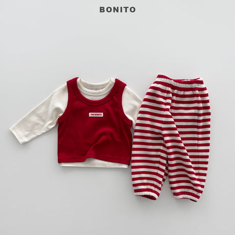 bonito/123. waffle jogger pants 6M-18M