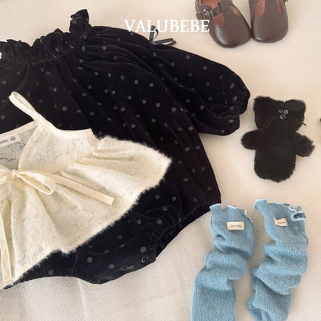 valubebe/47. dot ribbon suit 6M-18M