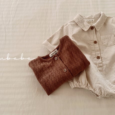valubebe/59. stripe suit shirt 6M-18M