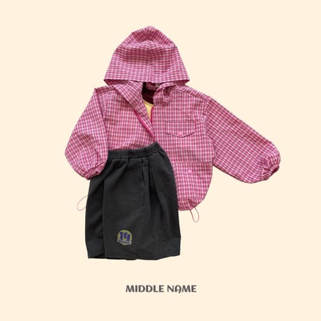 middlename/69. summer check JP windbreaker S-XL