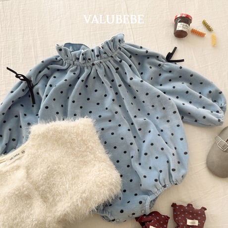 valubebe/47. dot ribbon suit 6M-18M