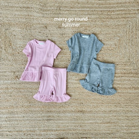 merrygoround/35. jelly fril set XS-2XL