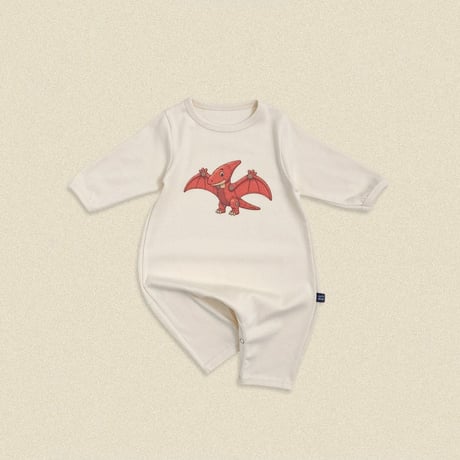 oottbebe/11. dinosaur FullBody suit S(0-6M)-M(6-12M)