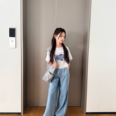 comma/166. linen wide denim P  110-130