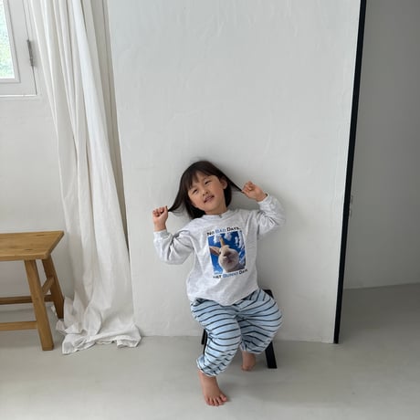 nightbebe/5. plla rabbit long sleeve T-shirt XS-XL