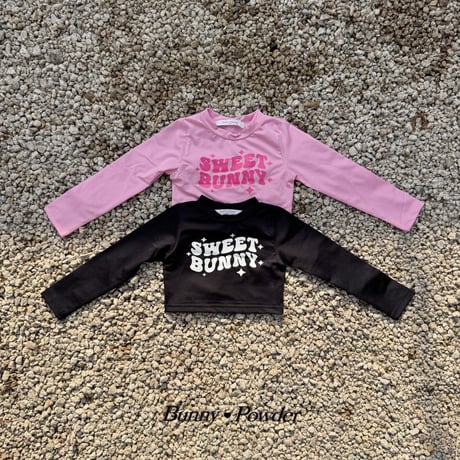 bunnypowder/269. sweet rash guard  L(120-135CM)-XL(135-150CM)