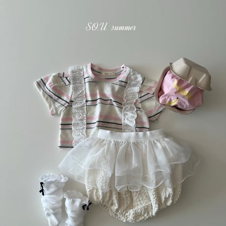 sou/11. popcorn lace puff T-shirt 12M-M