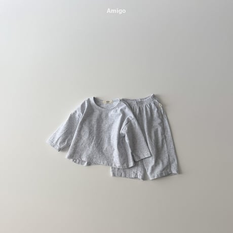 amigo/8. cotton updown set XS-XL