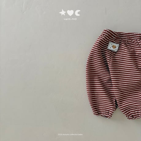 lalaland/48. b stripe zzuri pants 6M-18M