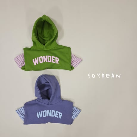 soybean/165. wonder pumpkin hood XS-XL