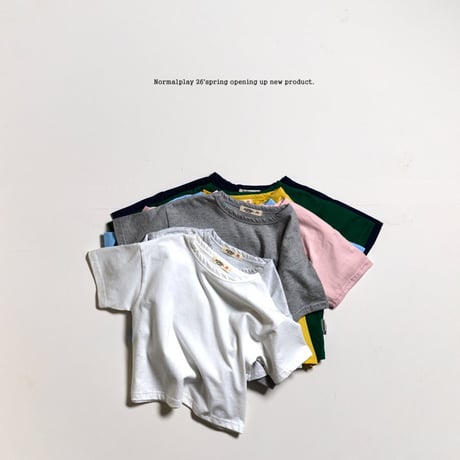 normalplay/79. good morning single half t ( season plan ) T-shirt 12M-XL