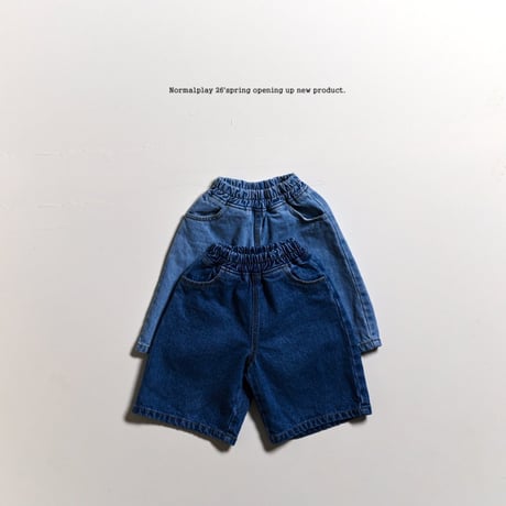 normalplay/33. normal bermuda denim pants JS-JM