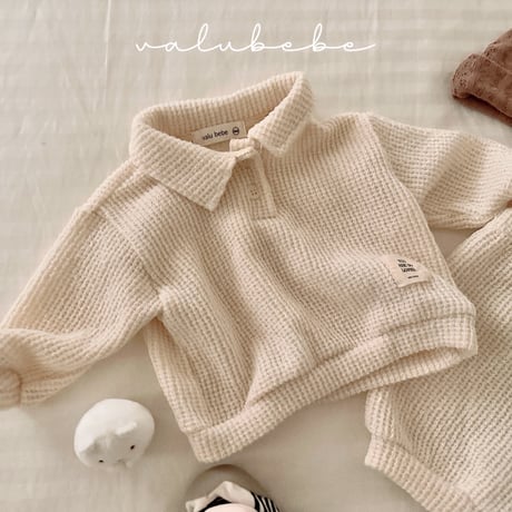 valubebe/18. dalkong knit collar T-shirt 6M-S