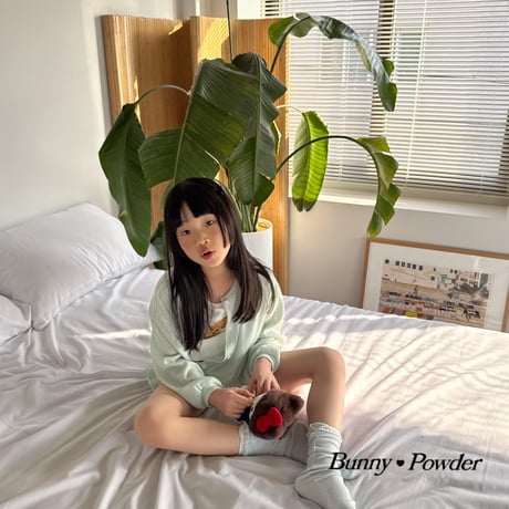 bunnypowder/195. flower button cardigan 2XL-4XL