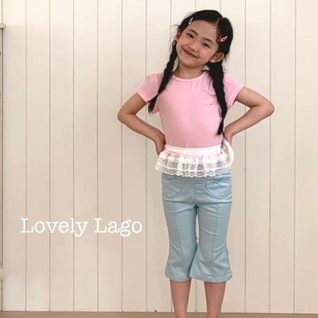 lago/14. cotton span 7bu pants S-JS