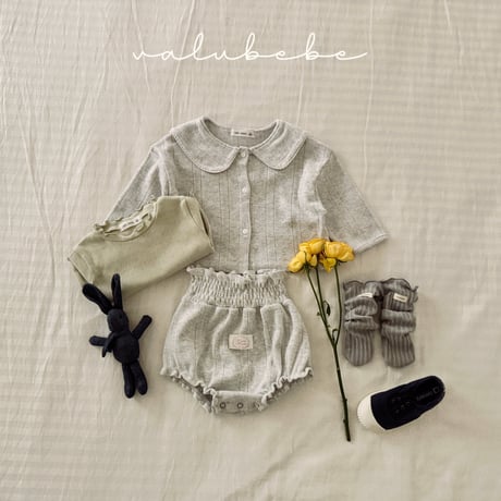 valubebe/58. soft fril T-shirt 6M-S
