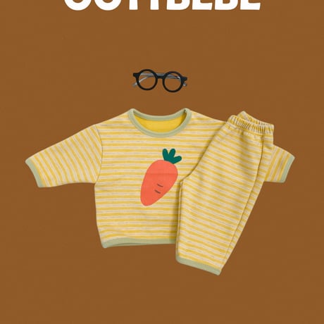 oottbebe/26. fruit updown set XS(0-1Y)-XL(4-5Y)