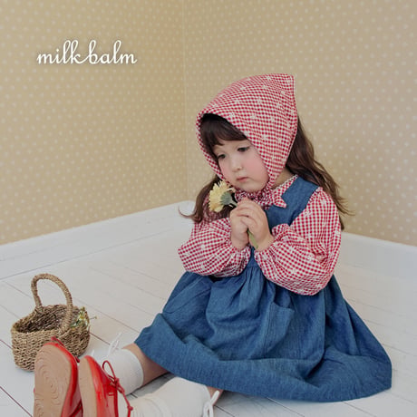 milkbalm/8. tulip denim one-piece XS-XL