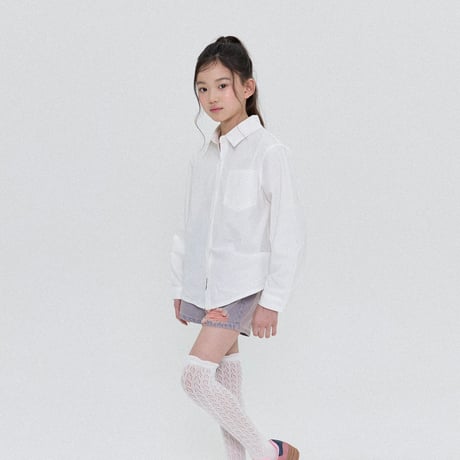 forkchips/33. ribbon punching shirt M-XL