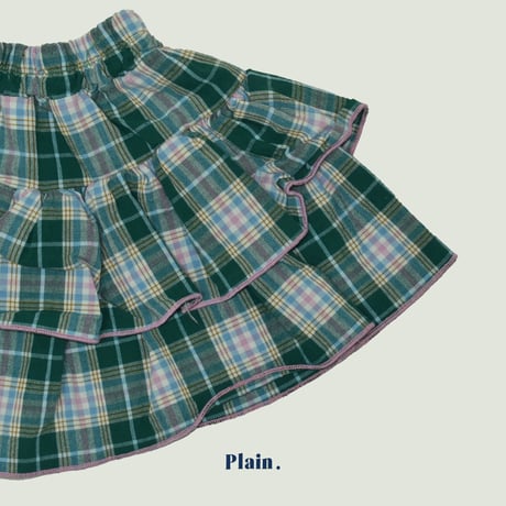 plain/35. check kangkang skirt XS-XL