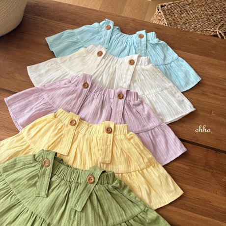 ohho/18. ailet shirring skirt S-2XL