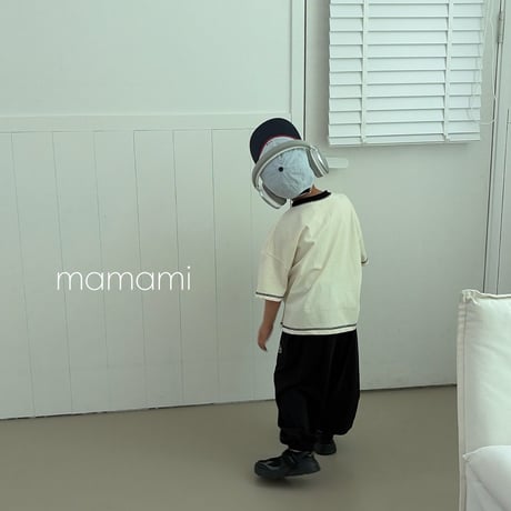 mamami/67. signiture stitch T-shirt XS-XL