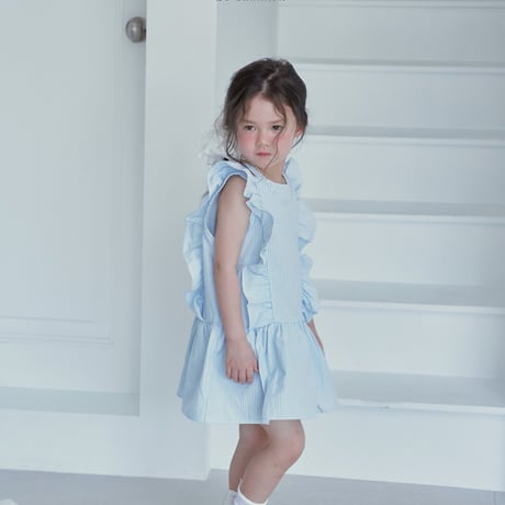 mollybin/31. bubble fril one-piece JS