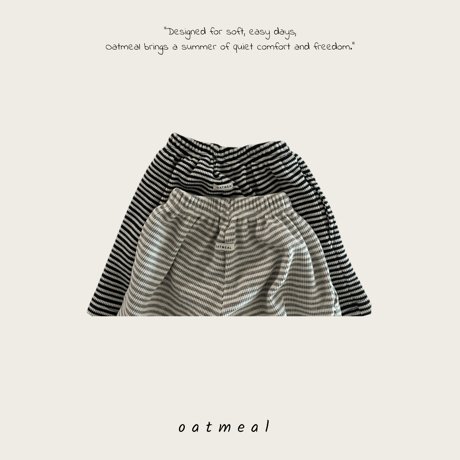 oatmeal/10. mini st half pants XS-XL