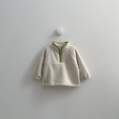 minirobe/38. Two-tone fleece half zip S-XL