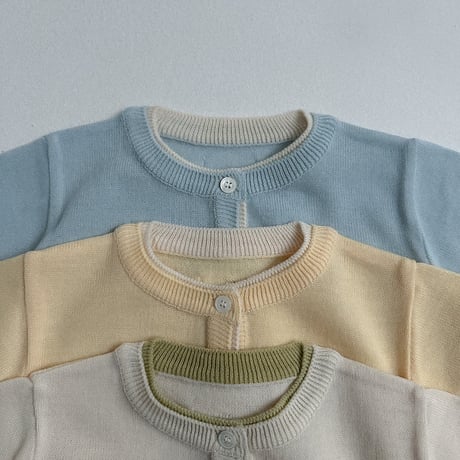 atomeme/39. Color Block Knit Cardigan S-XL