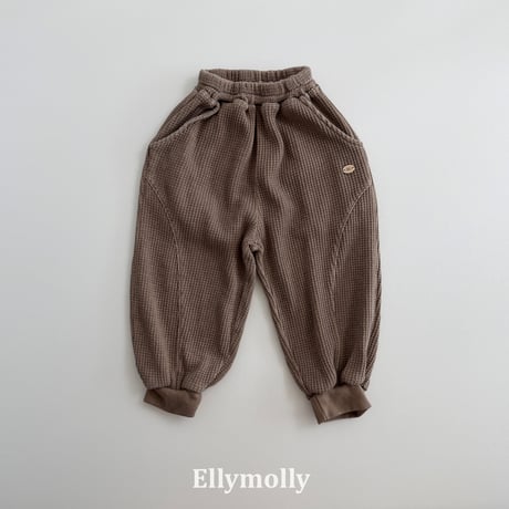 ellymolly/148. waffle jogger pants 13-19