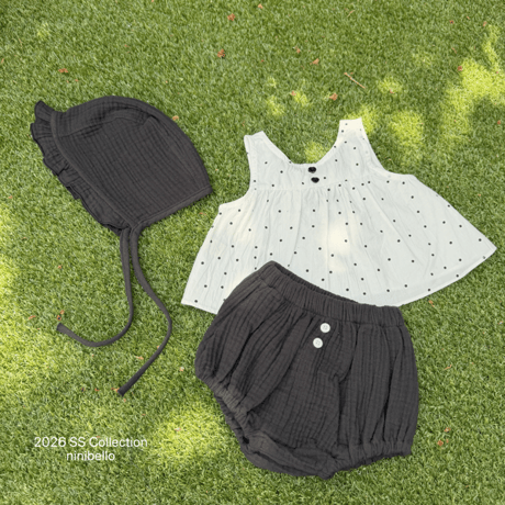 ninibello/189. kongkong fril bonnet FREE